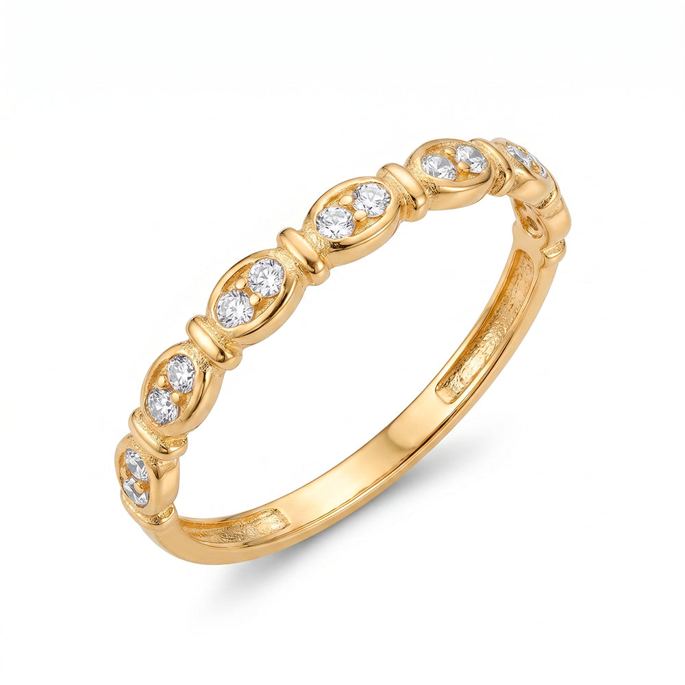 The Aurelia Beaded Eternity Ring