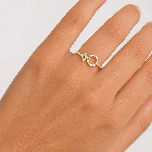 The Celestial Butterfly Ring